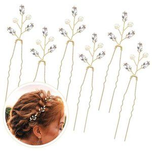 Elegant Gold and Silver Hair Pins
